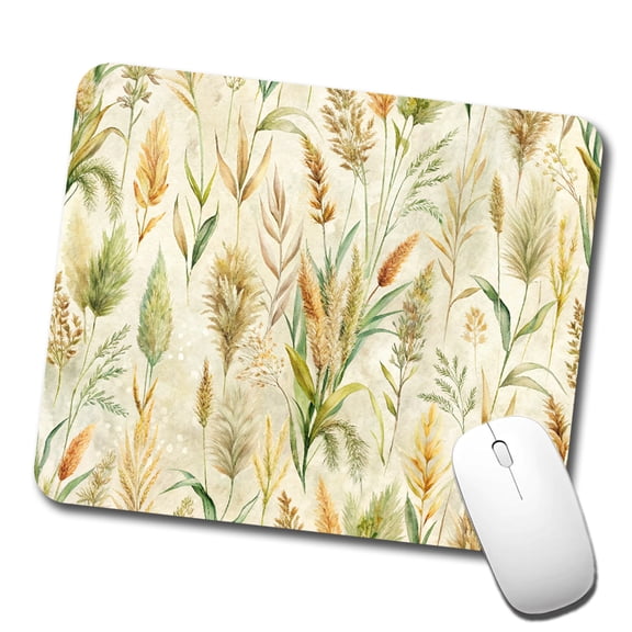 Wild Grasses Background Mouse Pad Low Profile Gaming Mat