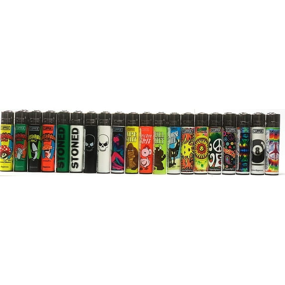 20 Brand New Full Size Refillable Original Clipper Lighters