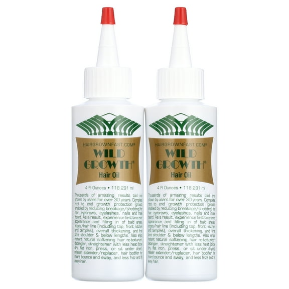 Wild Growth Hair Oil, 4 fl oz (Pack of 2)