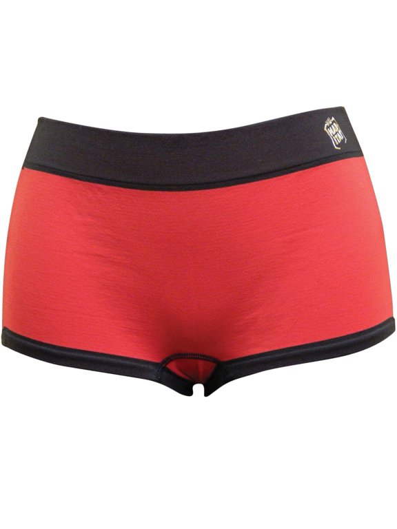 Wild Habitat Red Ladybug Plain Women's Boy Shorts - Medium