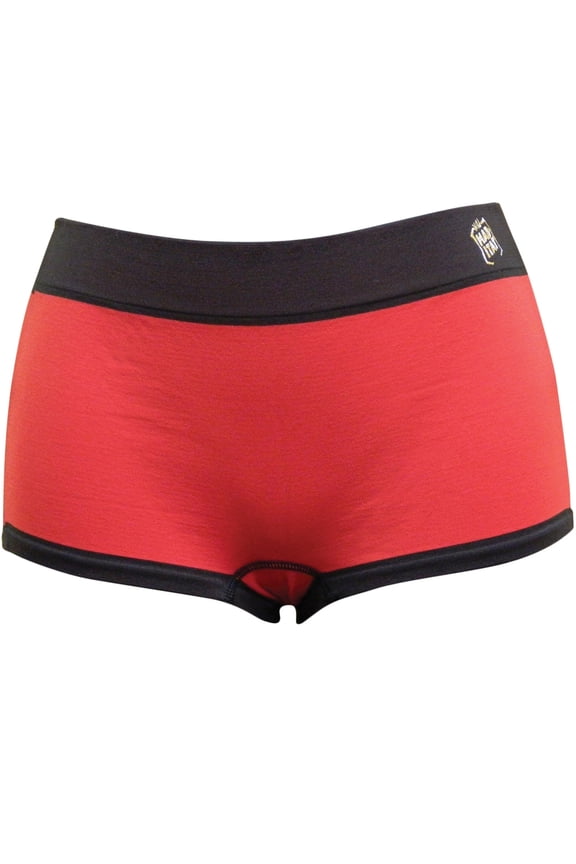 Wild Habitat Red Ladybug Plain Women's Boy Shorts - Medium