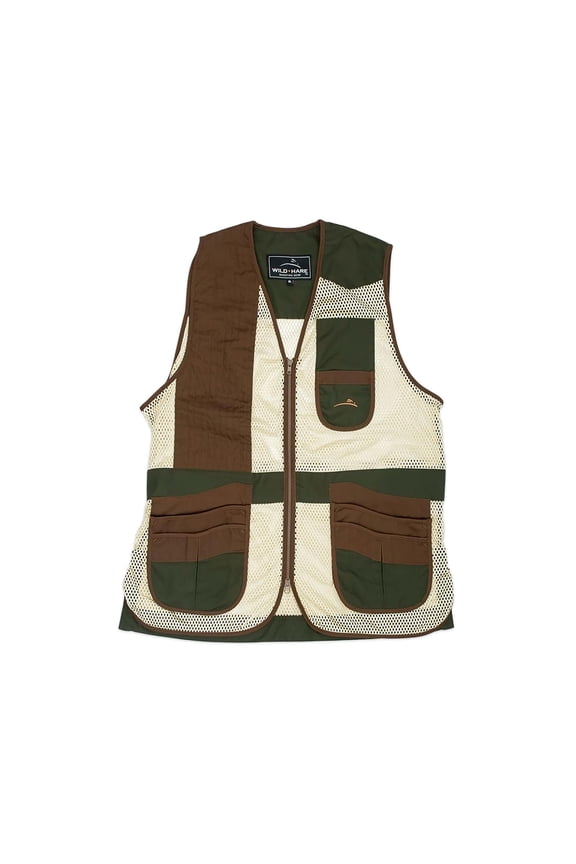 Wild Hare Heatwave Mesh Shooting Vest Right Hand Forest/Brown Large