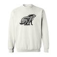 thumbnail image 1 of Wild Hare Pencil Drawing Sweatshirt Men -Image by Shutterstock, Male Large, 1 of 4