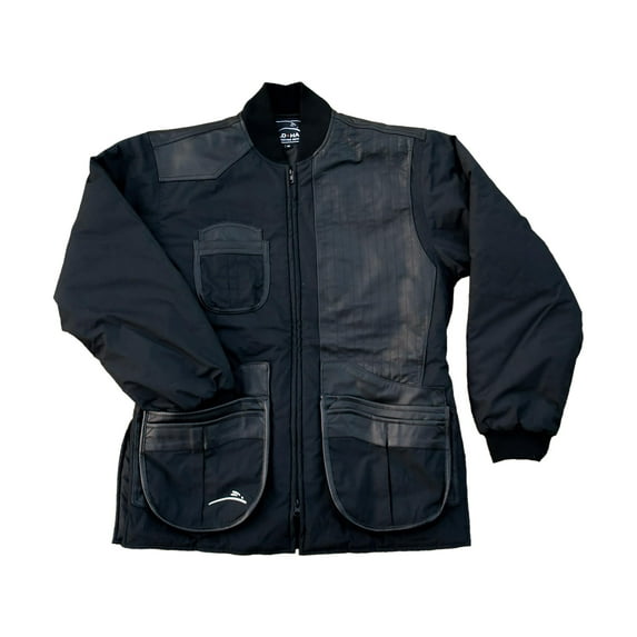 Wild Hare Shooting Gear Men's Cold Weather Insulated Shooting Coat Black 2XL