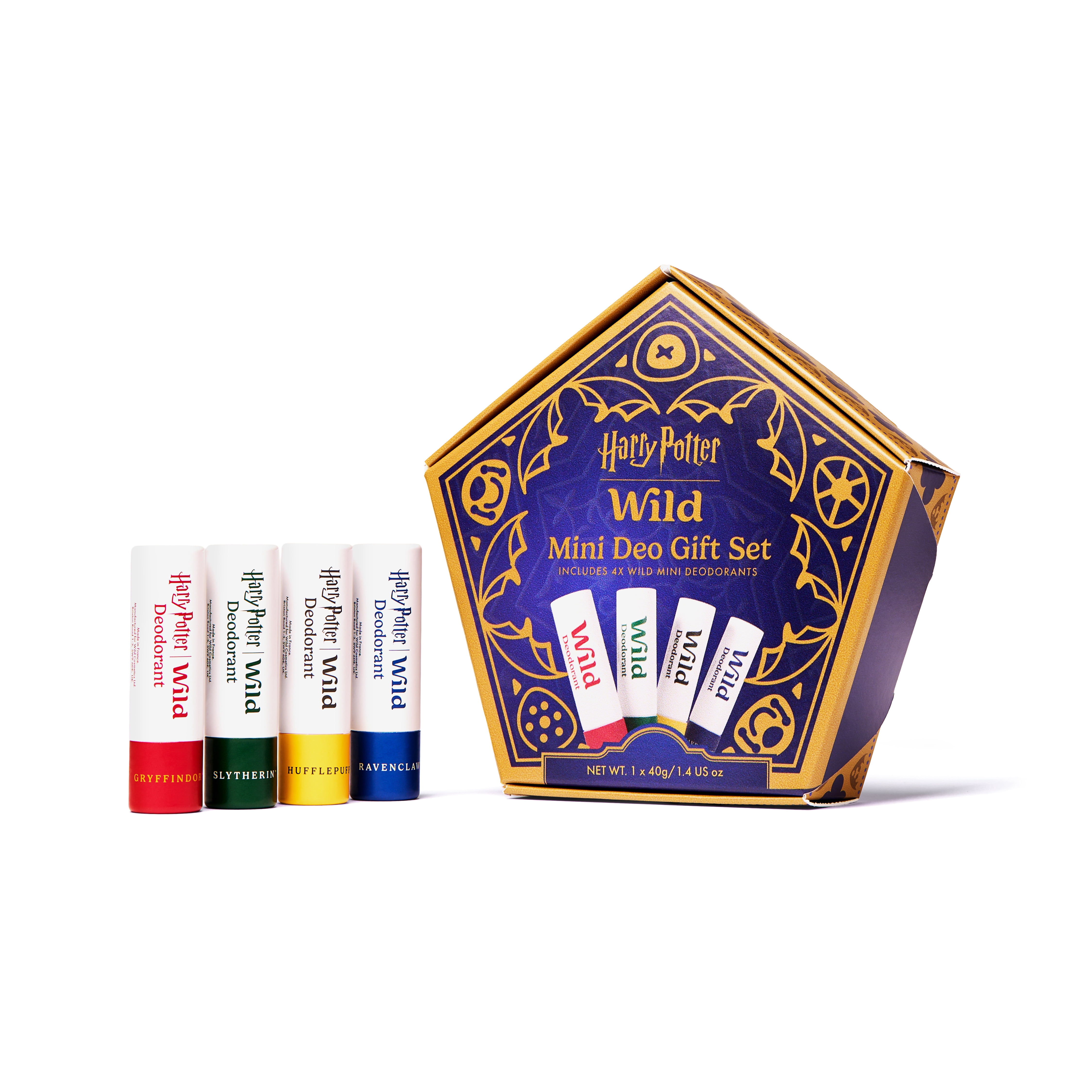 Wild Harry Potter Chocolate Frog Body Care Gift Set, 5.6 Oz. Includes 4 Mini Deodorants