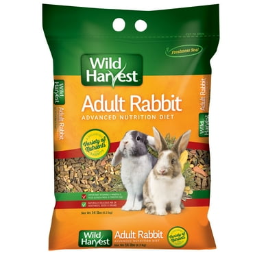 Wild Harvest Advanced Nutrition Adult Rabbit 14 Pounds, Complete And Balanced Diet