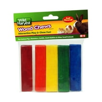 Wild Harvest Colored Fruit Flavored Wood Chews for Small Animals