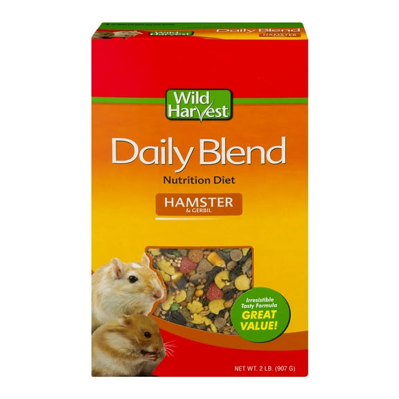 Wild Harvest Daily Blend Nutrition Diet for Hamsters and Gerbils, 32 oz