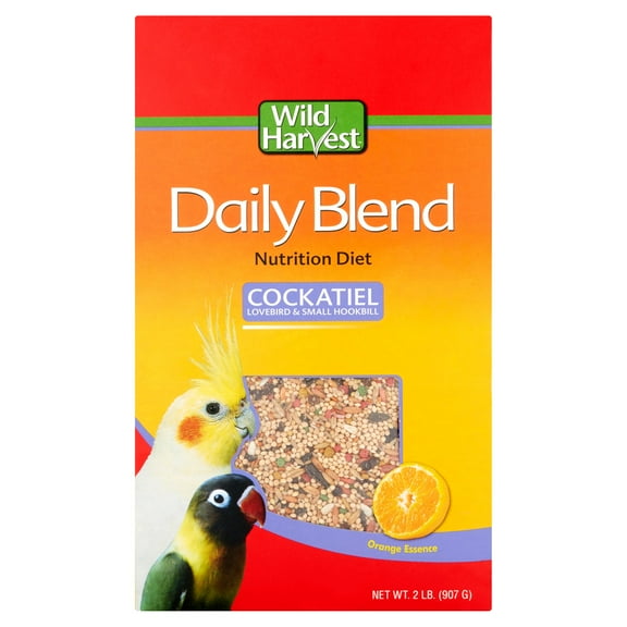 Wild Harvest Daily Blend for Cockatiels, Hookbills and Lovebirds, 2 lb