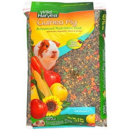 Wild Harvest Seeds, Pellets & Mix Guinea Pig Food, Vegetable & Grain 8 lb. Bag