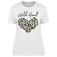 thumbnail image 1 of Wild Heart. Animal Print T-Shirt Women -Image by Shutterstock, Female Small, 1 of 2