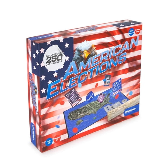 American Elections Educational Board Game – Learn U.S. Civics, Government & Democracy – Family Strategy Game for Ages 10+