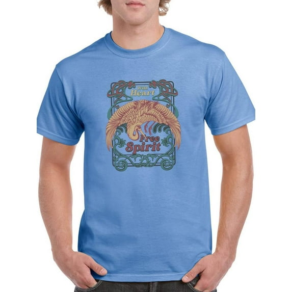 Wild Heart Free Spirit T-Shirt Men -Image by Shutterstock, Male Medium