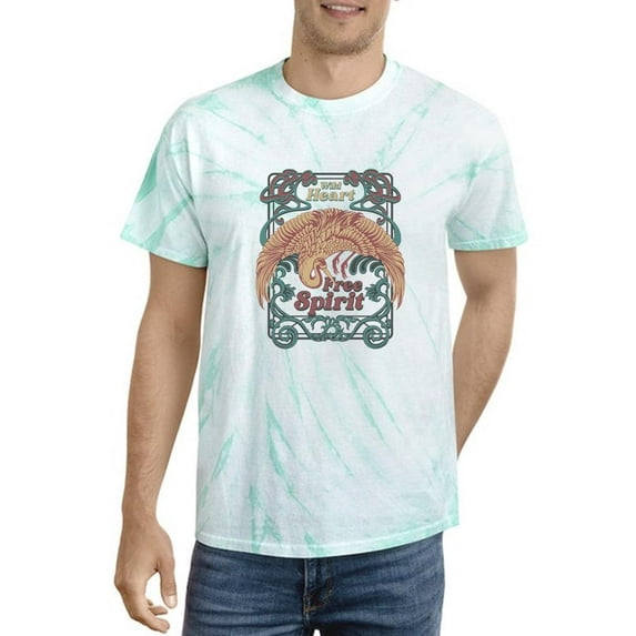 Wild Heart Free Spirit Tie Dye Cyclone Men -Image by Shutterstock, Male Small