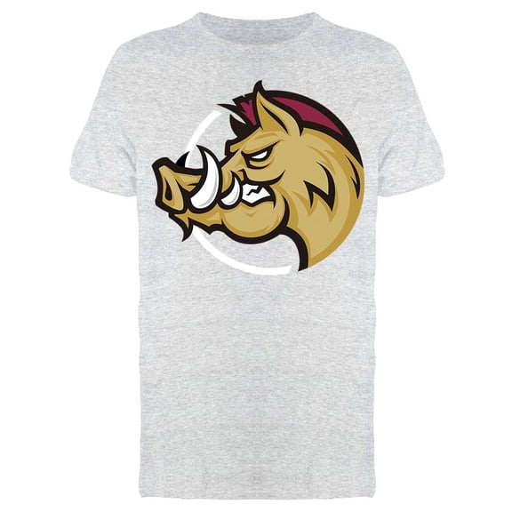 Wild Hog Head Mascot Tee Men's -Image by Shutterstock