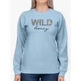 thumbnail image 1 of Wild Honey Leopard Pattern Sweatshirt Women -Image by Shutterstock, Female x-Large, 1 of 4