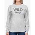 thumbnail image 1 of Wild Honey Leopard Pattern Sweatshirt Women -Image by Shutterstock, Female x-Large, 1 of 4