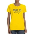 thumbnail image 1 of Wild Honey Leopard Pattern T-Shirt Women -Image by Shutterstock, Female Small, 1 of 4