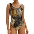 thumbnail image 1 of Wild Horse Lover Swimsuit Animal Print Push Up Swimwear One Piece Holiday Pool Monokini Swimsuits Graphic Beach Wear Plus Size, 1 of 7
