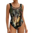 thumbnail image 1 of Wild Horse Lover Swimsuit Animal Print Push Up Swimwear One Piece Holiday Pool Monokini Swimsuits Graphic Beach Wear Plus Size, 1 of 7