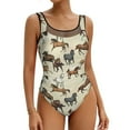 thumbnail image 1 of Wild Horse Lover Swimsuit Animal Print Push Up Swimwear One Piece Holiday Pool Monokini Swimsuits Graphic Beach Wear Plus Size, 1 of 7