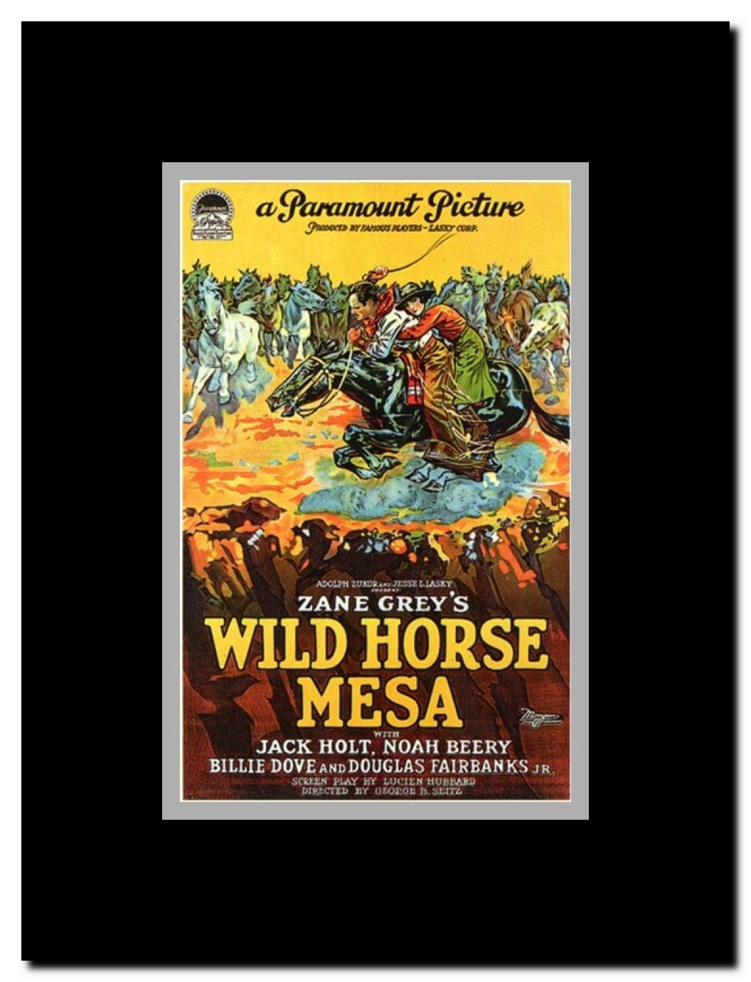 Wild Horse Mesa Framed Movie Poster