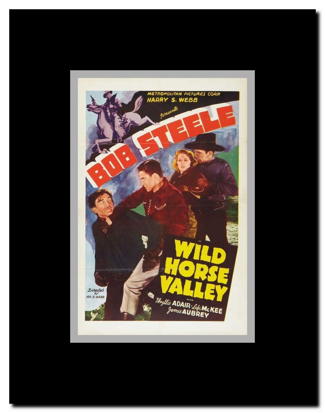 Wild Horse Valley Framed Movie Poster