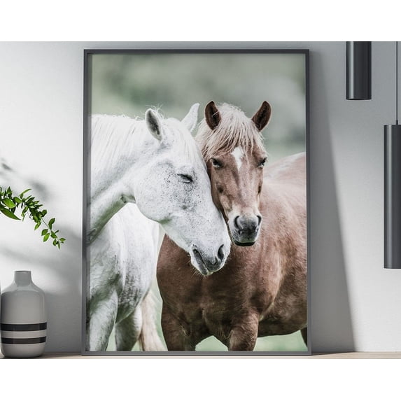 Wild Horses Up Close Poster, Poster Print, Wild Horses, Animal Art ...
