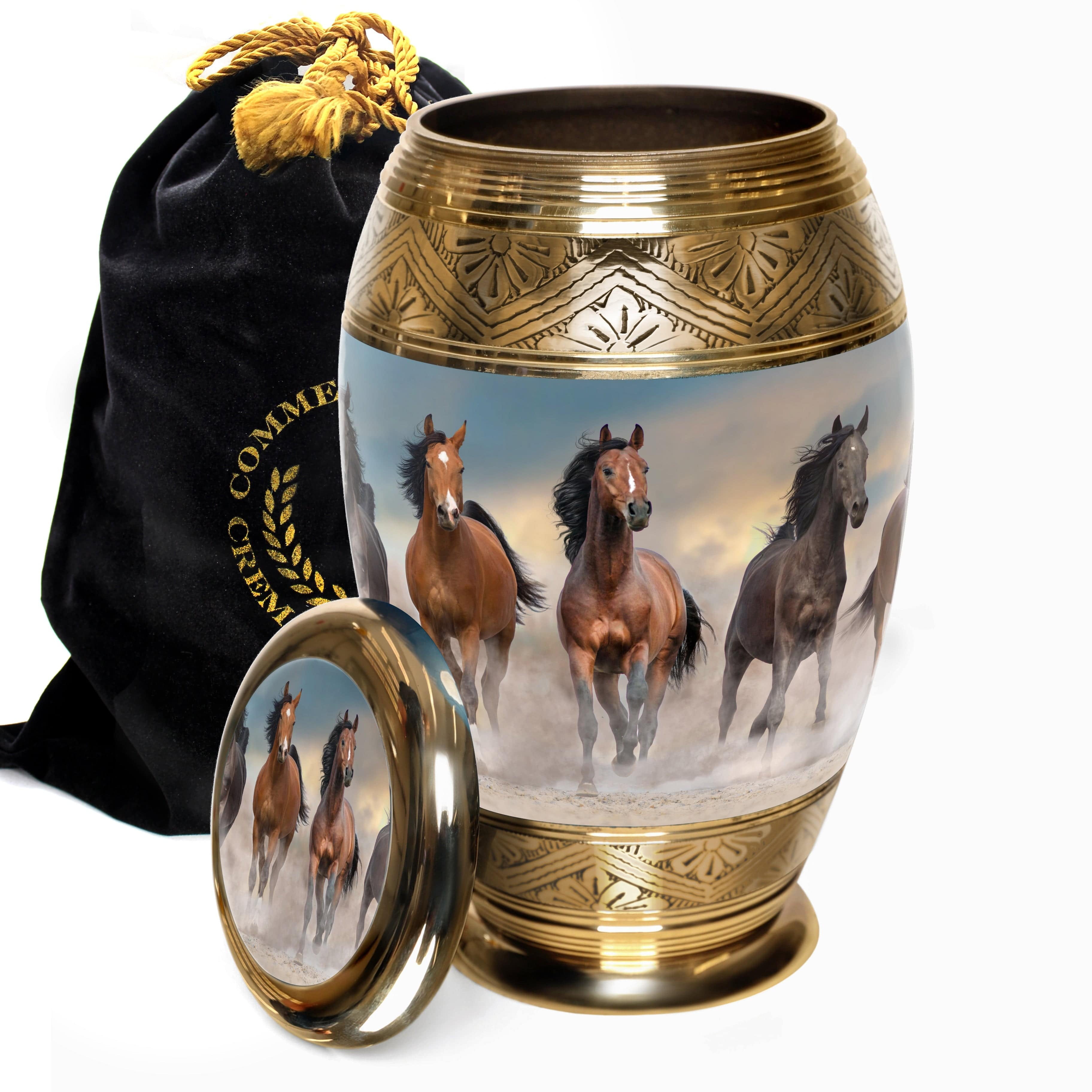 Wild Horses Urn Cremation Urns for Human Ashes Adult Urns for Cremation Ashes Urns for Adult