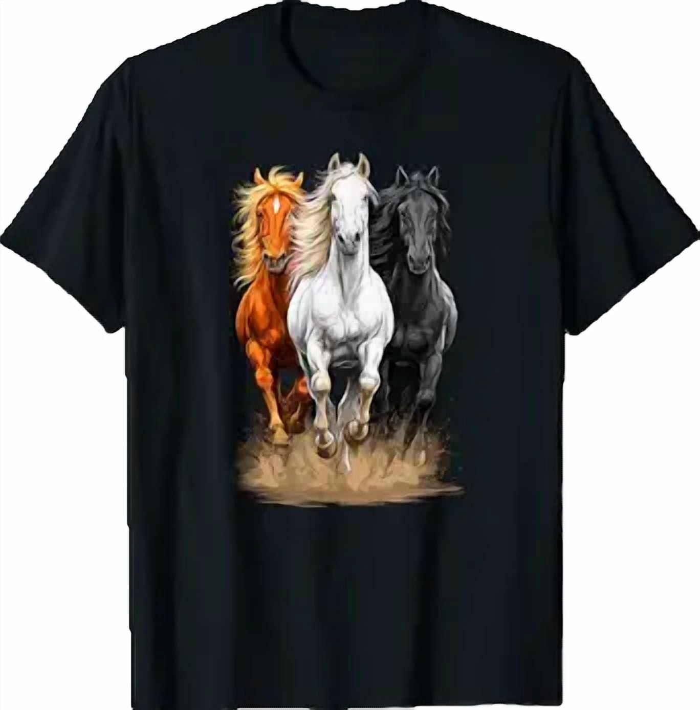 Wild Horses Western Country Equestrian T-Shirt