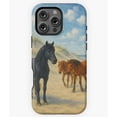 thumbnail image 1 of Wild Horses of Corolla NC Art N2915 Phone Case for iPhone 17 16 15 14 13 12 11 Pro Max, 1 of 2