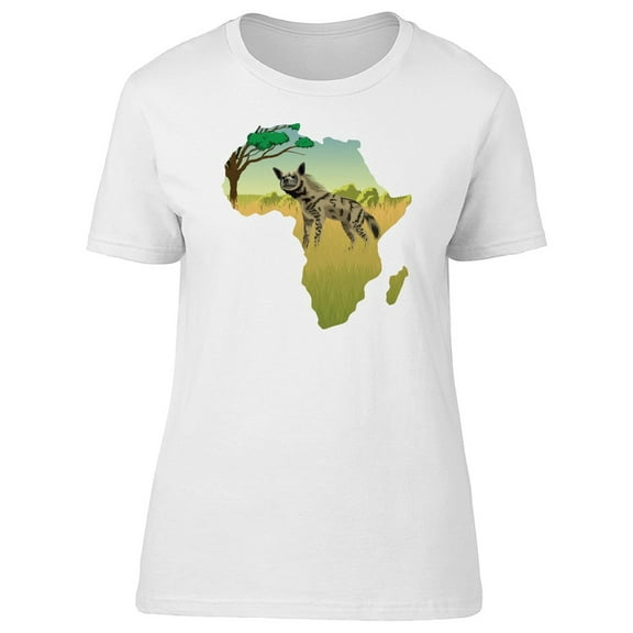 Wild Hyena In African Savannah T-Shirt Men -Image by Shutterstock, Male 4X-Large