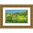 thumbnail image 1 of Wild, Jamie and Judy 24x16 Gold Ornate Wood Framed with Double Matting Museum Art Print Titled - Washington State-Central Cascades-Rampart Ridge-Lake Lillian, 1 of 4