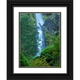 thumbnail image 1 of Wild, Jamie and Judy 25x32 Black Ornate Wood Framed with Double Matting Museum Art Print Titled - Oregon-Columbia River Gorge National Scenic Area-Starvation Creek Falls, 1 of 4
