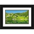 thumbnail image 1 of Wild, Jamie and Judy 32x20 Black Ornate Wood Framed with Double Matting Museum Art Print Titled - Washington State-Central Cascades-Rampart Ridge-Lake Lillian, 1 of 4