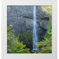 thumbnail image 1 of Wild, Jamie and Judy 12x13 White Modern Wood Framed Museum Art Print Titled - OR-Columbia River Gorge National Scenic Area-Latourell Falls, 1 of 4