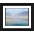 thumbnail image 1 of Wild, Jamie and Judy 32x25 Black Ornate Wood Framed with Double Matting Museum Art Print Titled - Oregon-Hug Point Foggy beach, 1 of 4