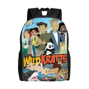Wild Kratts Back-Pack Multipurpose Large Capacity Shoulders Daypacks Bag Rucksack For Study Travel Hiking