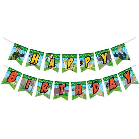 Wild Kratts Birthday Banner - Wild Kratts Party Supplies