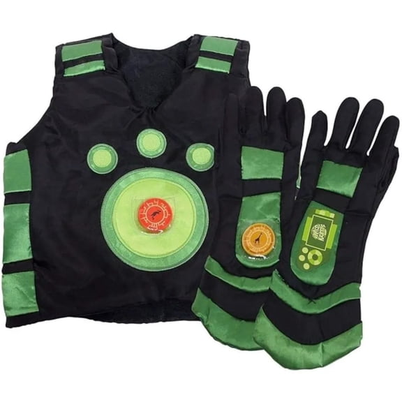 Wild Kratts Creature Power Suit - Chris - Size 4-6X - Includes Vest, Gloves and 2 Power Discs - for Dress Up, Pretend Play - Ages 3+