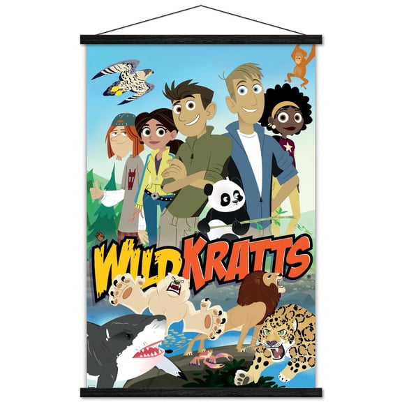 Wild Kratts - Group Wall Poster with Magnetic Frame, 22.375" x 34"