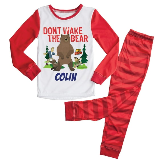 Wild Kratts Wake the Bear Red Toddler Pajamas - 2T, 3T, 4T, 5/6T