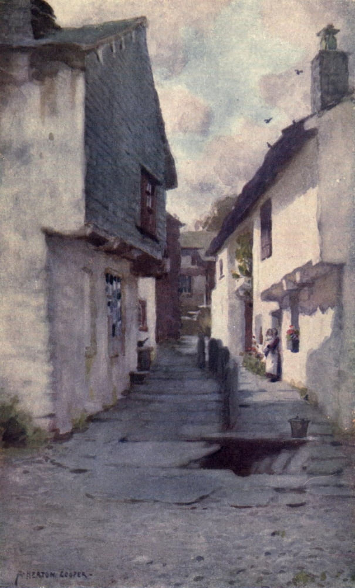 Wild Lakeland 1922 Hawkshead Canvas Art - A Cooper (18 x 24)