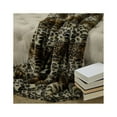 thumbnail image 1 of Plutus Wild Leo Faux Fur Luxury Throw 60"W x 48"L, 1 of 3