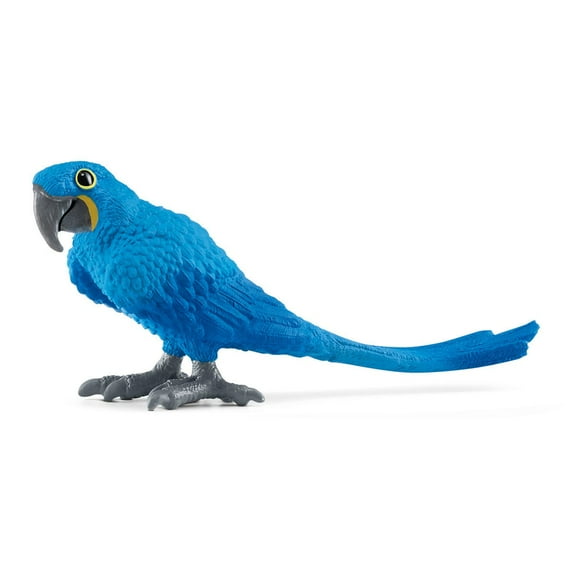 Schleich Wild Life - Wild Animal Toy Hyazinth Macaw Bird Figurine - Kids and Toddlers Ages 3+