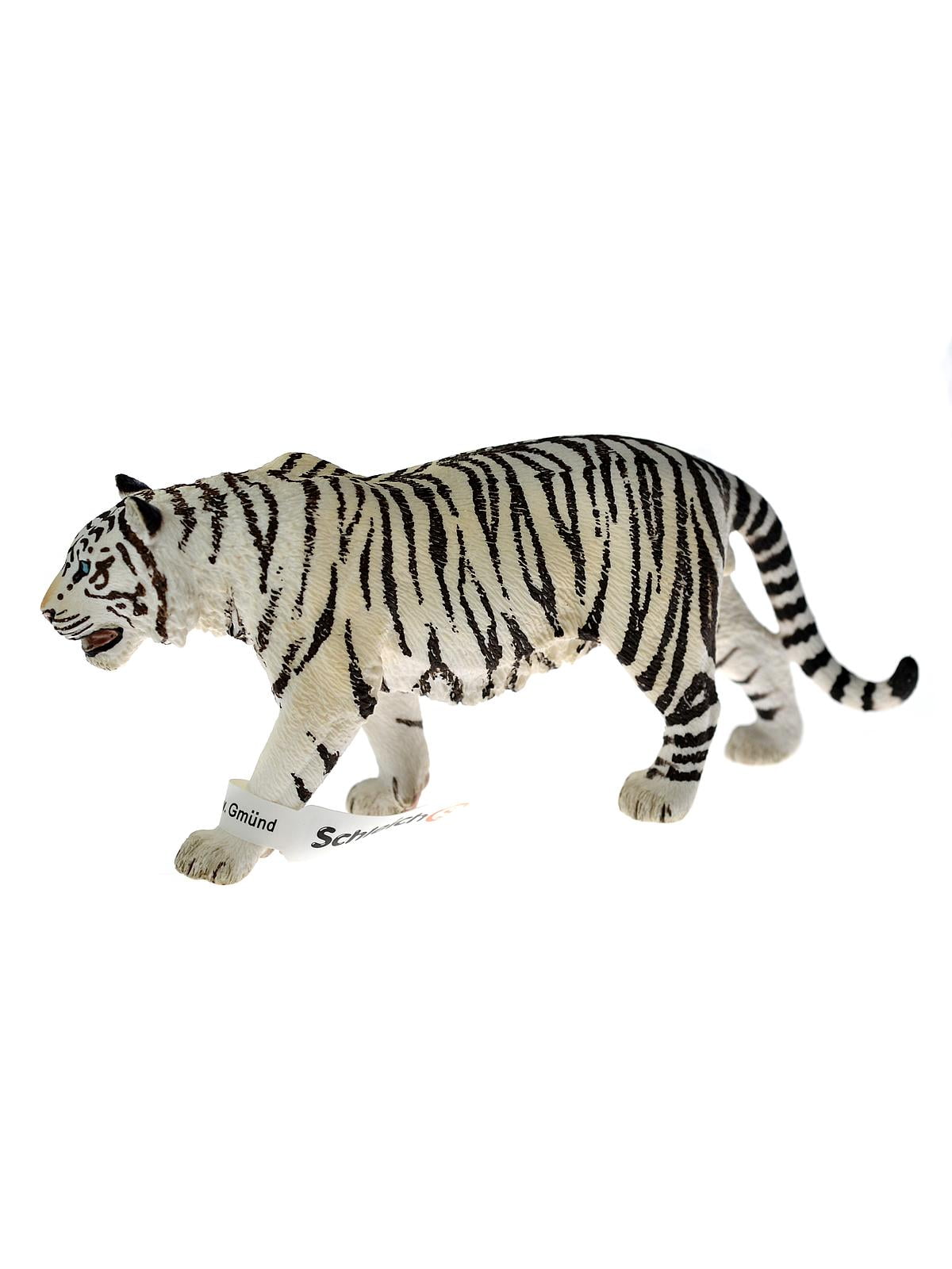 Wild Life Animals Tiger, white (pack of 2)