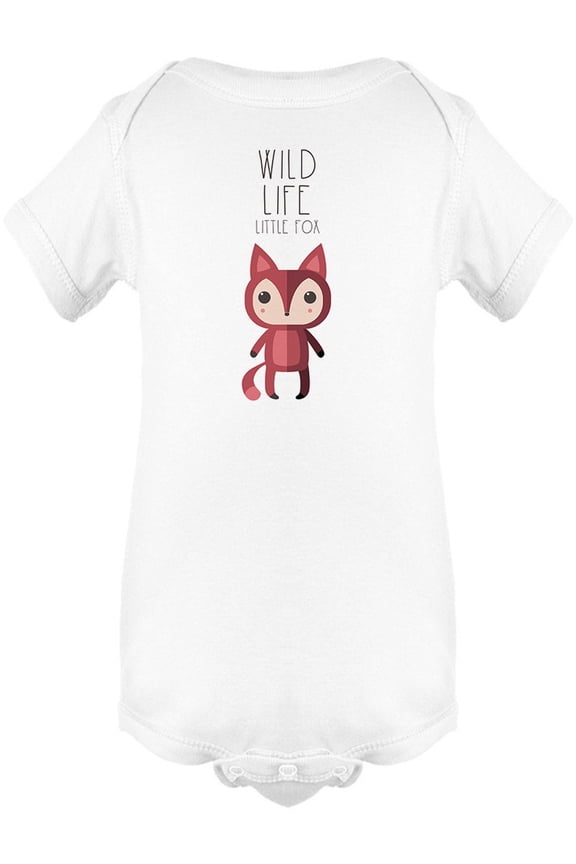 Wild Life Little Red Fox Bodysuit Infant -Image by Shutterstock,  6 Months