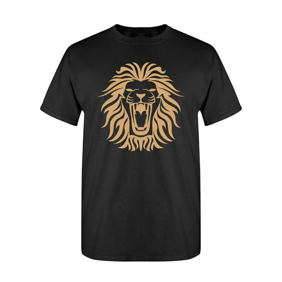 Wild Lion T-Shirt Men -Image by Shutterstock, Male x-Large