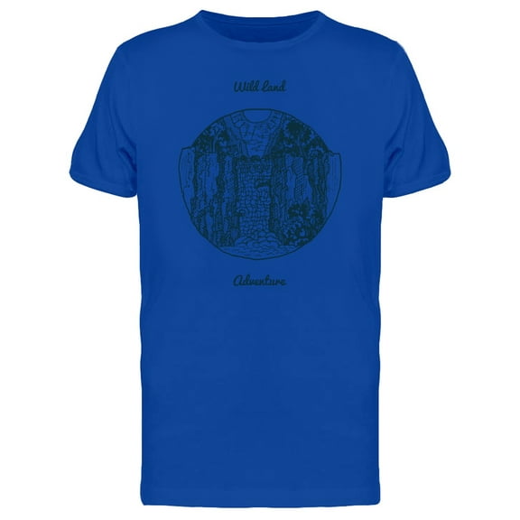 Wild Lland Adventure Round Frame T-Shirt Men -Image by Shutterstock, Male x-Large