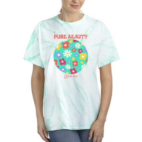 Wild Love Flowers Tie Dye Cyclone Women -Image by Shutterstock, Female x-Large